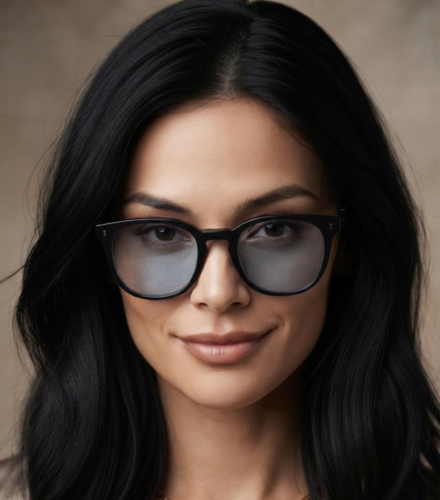 Lentes de sol plegables en color negro