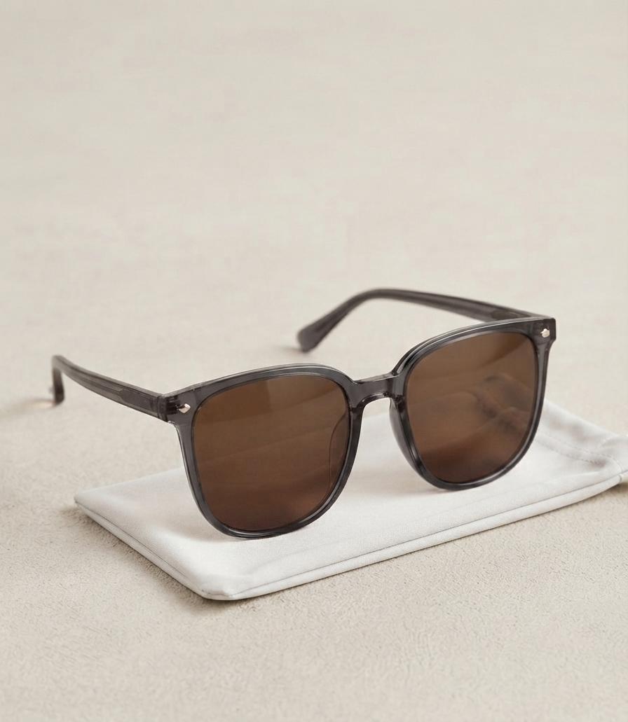 Lentes de sol plegables en color negro