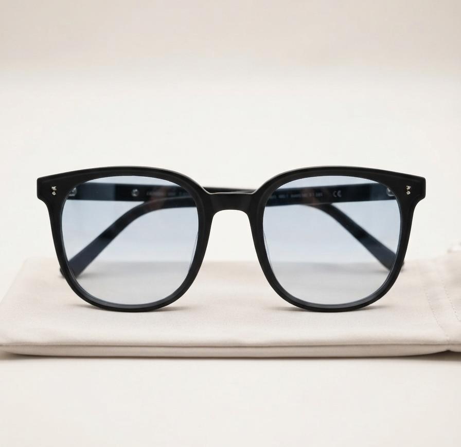 Lentes de sol plegables en color negro