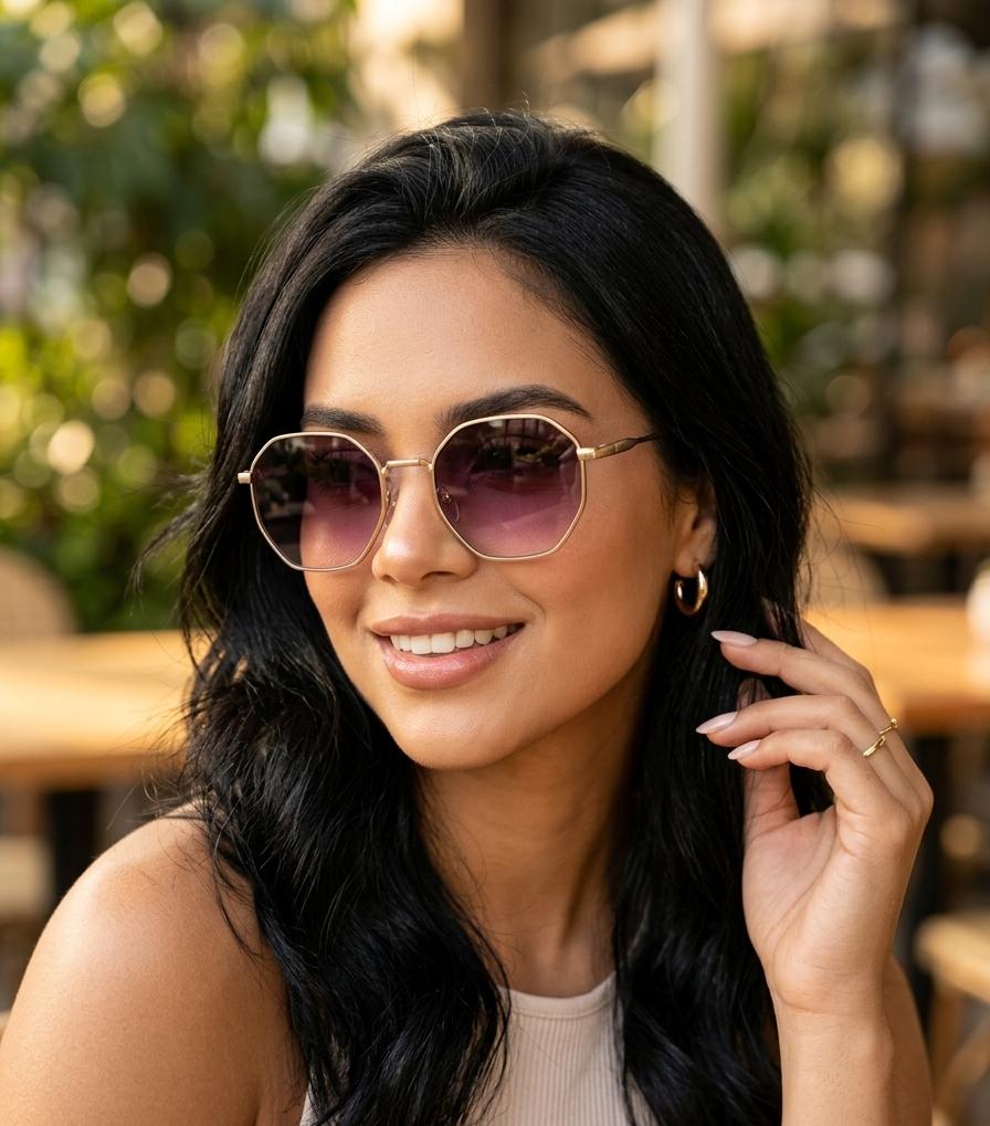 Lentes de Sol Rosado