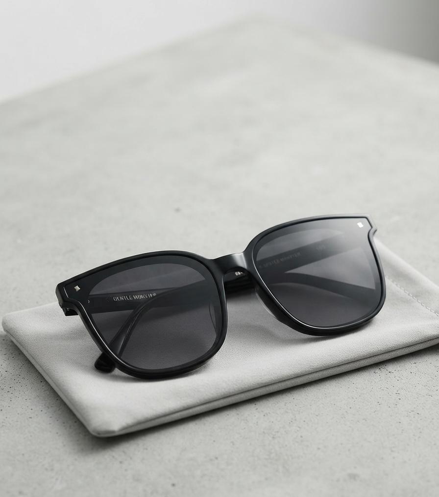 Lentes de sol plegables en color negro