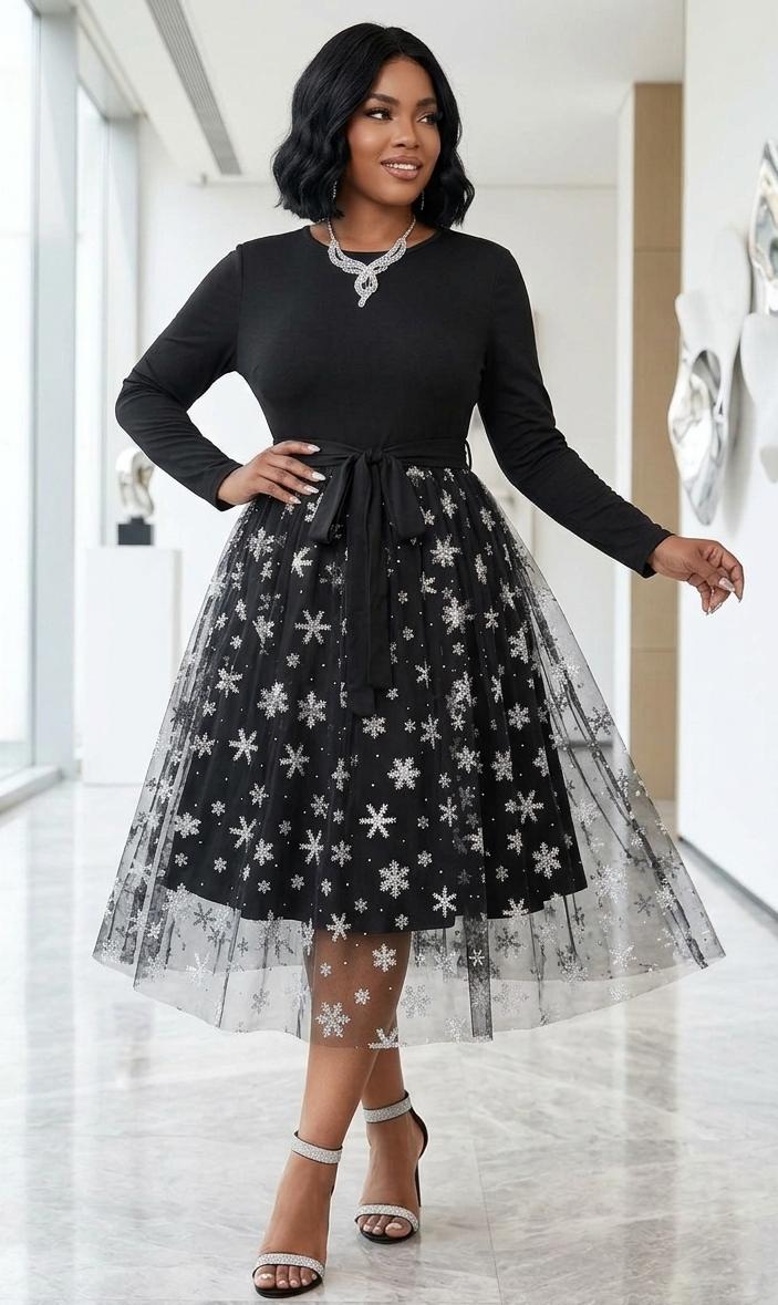 VESTIDO NEGRO DE FIESTA