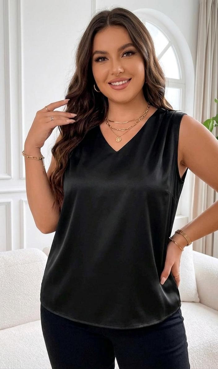Blusa Casual Negra